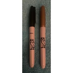 NEW 2-pc Octobers’s Very Own OVO Black Gold SHARPIE Markers Pens DRAKE Rap OWL